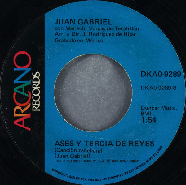 Juan Gabriel : Se Me Olvido Otra Vez (7", Styrene)