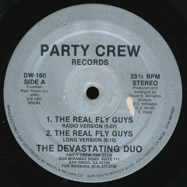 The Devastating Duo : The Real Fly Guys (12")