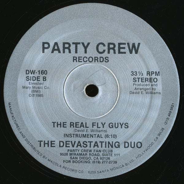 The Devastating Duo : The Real Fly Guys (12")