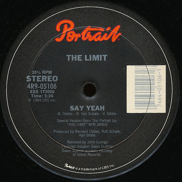 The Limit (2) : Say Yeah (12", Single)