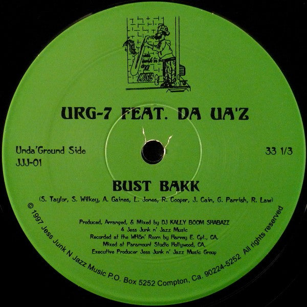 Urg-7 Feat. Unda' Ground Asiaticz : Bust Bakk (12")