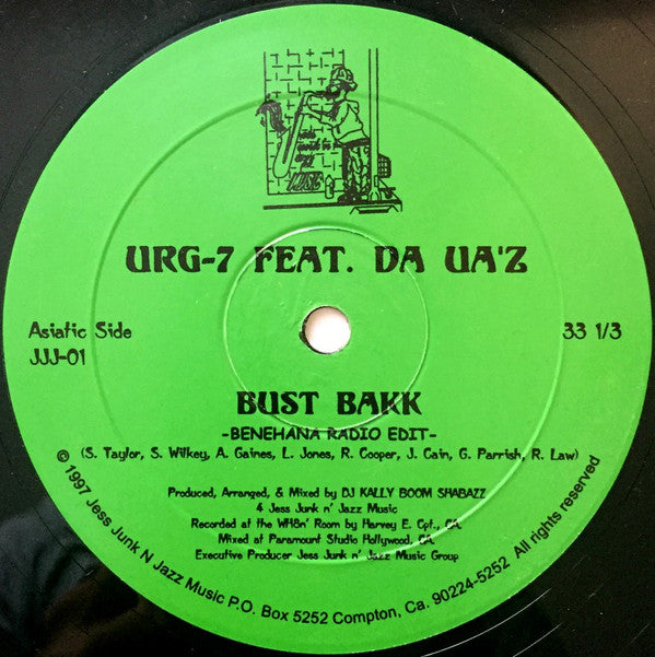 Urg-7 Feat. Unda' Ground Asiaticz : Bust Bakk (12")