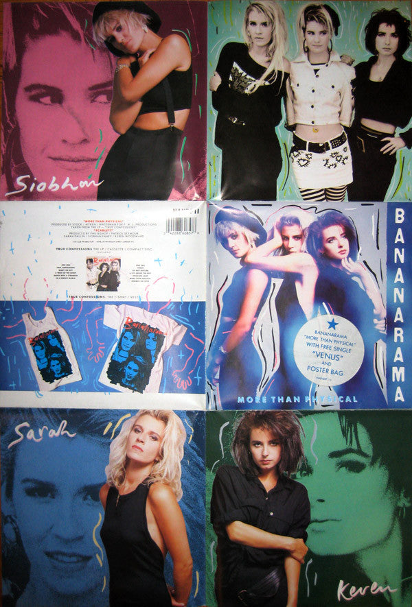 Bananarama : More Than Physical (2x7", Single, Pos)