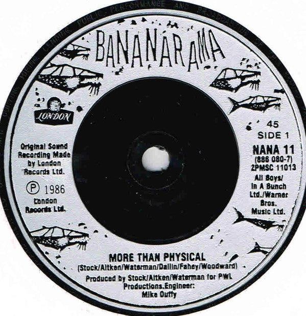 Bananarama : More Than Physical (2x7", Single, Pos)