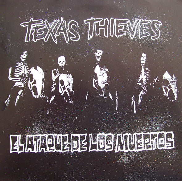 The Skulls (3) / Texas Thieves : Split (7", Single, Ltd, Cle)