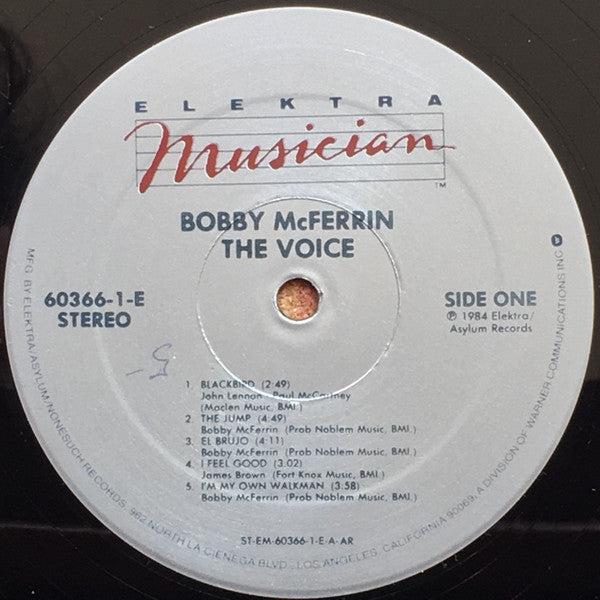 Bobby McFerrin : The Voice (LP, Album, All)