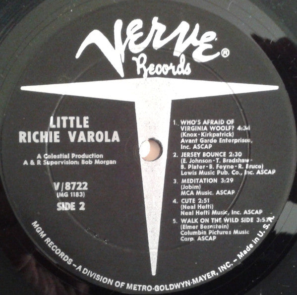 Little Richie Varola : Little Richie Varola (LP, Album, Mono)