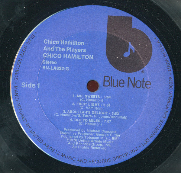 Chico Hamilton : Chico Hamilton And The Players (LP, Album)