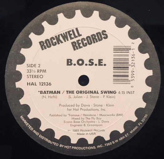 B.O.S.E. : Batman / The Original Swing (12", Bla)