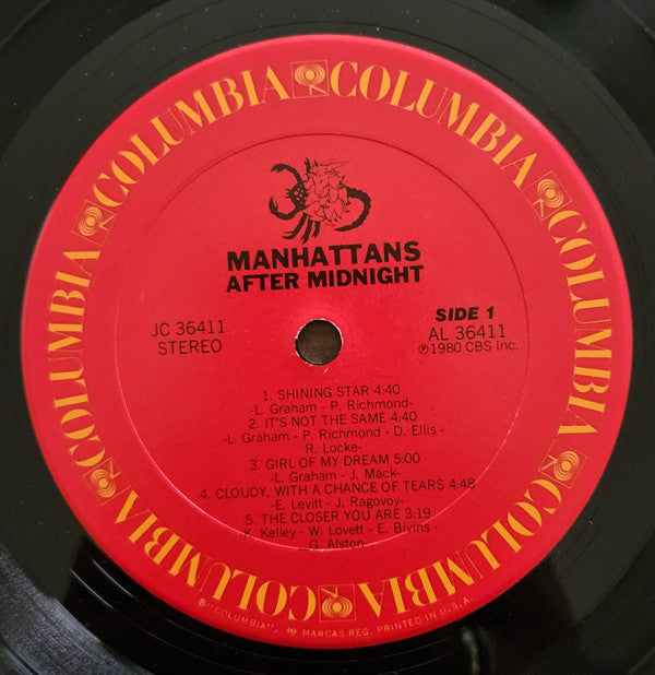 Manhattans : After Midnight (LP, Album, Ter)