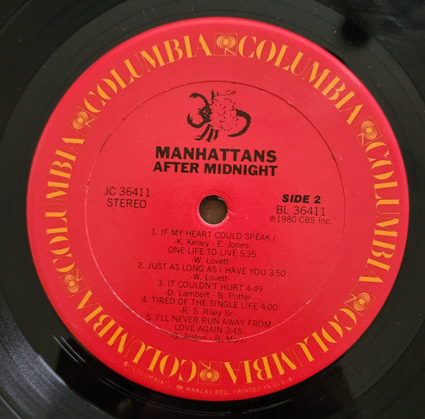 Manhattans : After Midnight (LP, Album, Ter)