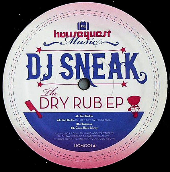 DJ Sneak : The Dry Rub EP (12", EP)