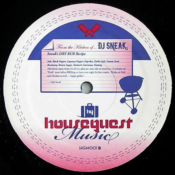 DJ Sneak : The Dry Rub EP (12", EP)