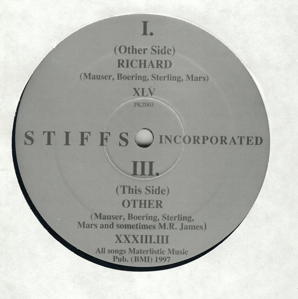 Stiffs, Inc. : Richard (12", Single)