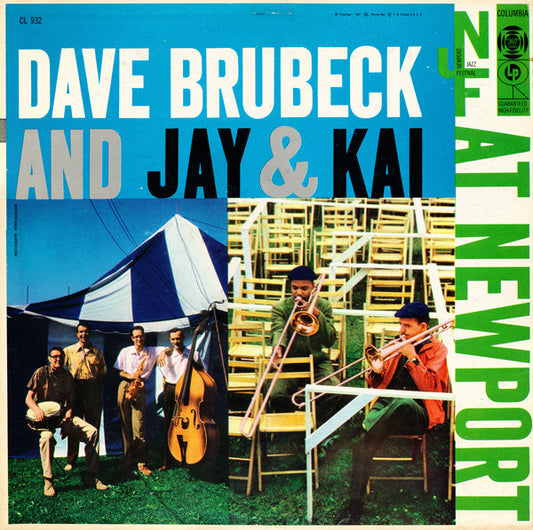 Dave Brubeck And Jay* & Kai* : At Newport (LP, Mono)