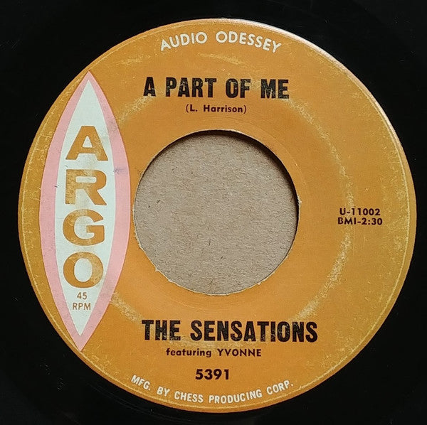 The Sensations (2) Featuring Yvonne Mills : Music, Music, Music (7", Single)