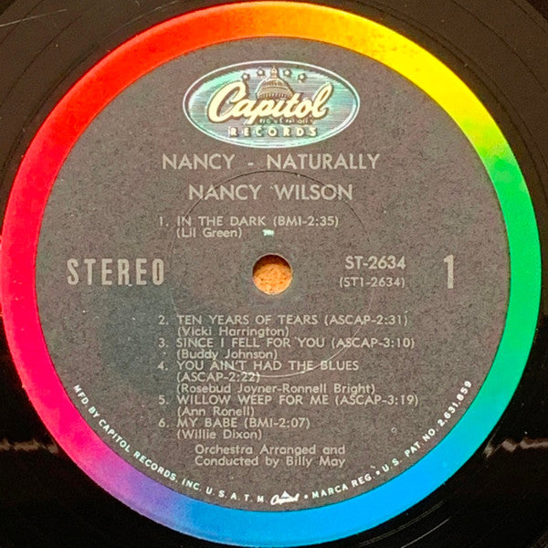 Nancy Wilson : Nancy-Naturally (Nancy Wilson Sings, And Sings, And Sings) (LP, Album, Los)