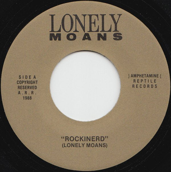 Lonely Moans : Rockinerd (7", Ltd, Num)