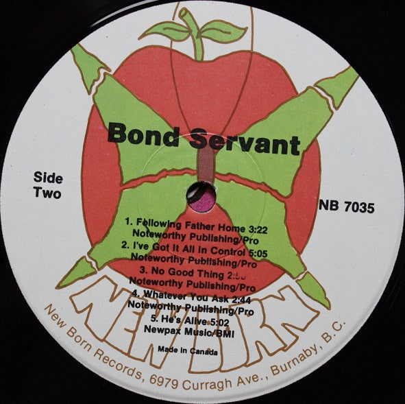 Bondservant : Bondservant (LP, Album)