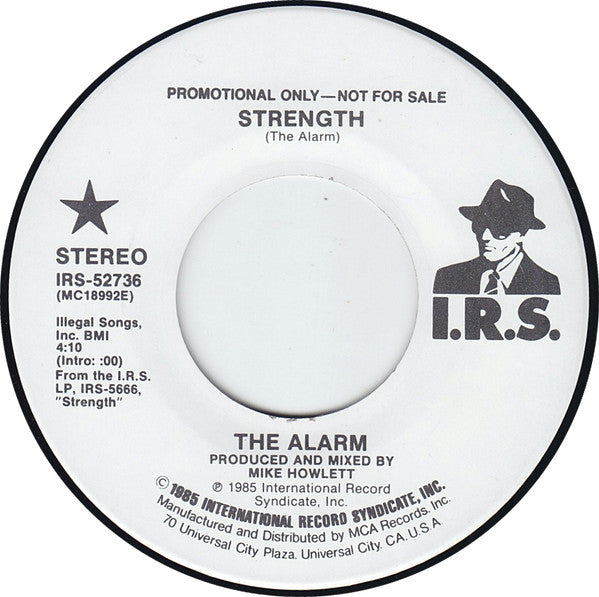 The Alarm : Strength (7", Promo, Pin)