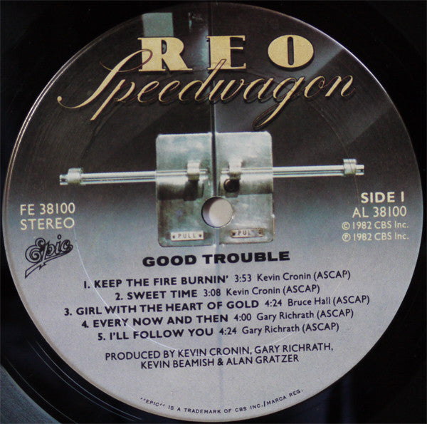 REO Speedwagon : Good Trouble (LP, Album, Car)