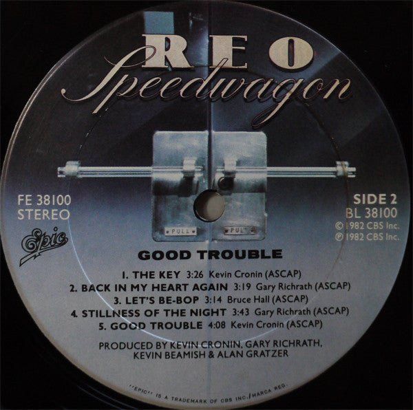 REO Speedwagon : Good Trouble (LP, Album, Car)