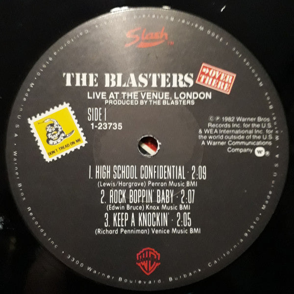 The Blasters : Over There (Live At The Venue, London) (LP, MiniAlbum, Win)