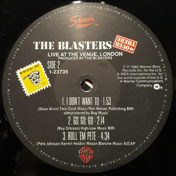 The Blasters : Over There (Live At The Venue, London) (LP, MiniAlbum, Win)