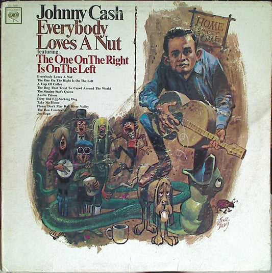 Johnny Cash : Everybody Loves A Nut (LP, Album, Mono, Ter)