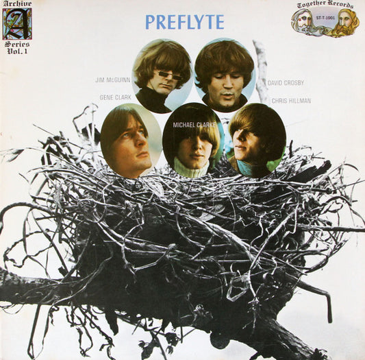 David Crosby, Jim McGuinn, Chris Hillman, Gene Clark, Michael Clarke : Preflyte (LP, Album, All)