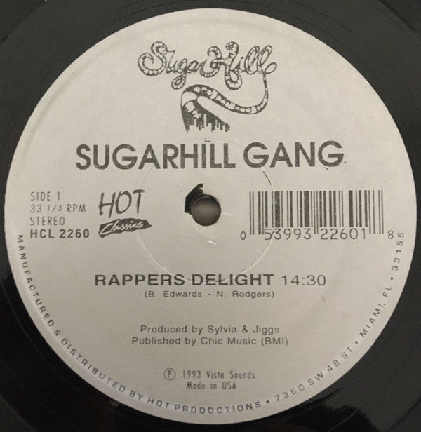 Sugarhill Gang : Rappers Delight / 8th Wonder (12", Sil)