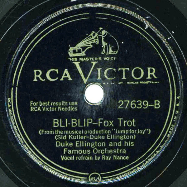 Duke Ellington And His Famous Orchestra* : Rocks In My Bed / Bli-Blip (Shellac, 10")