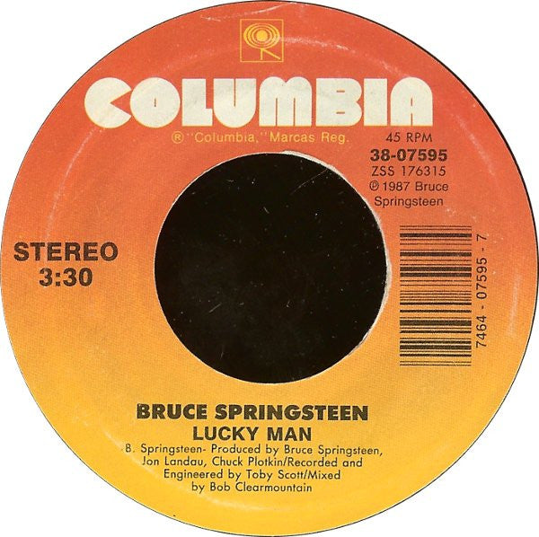 Bruce Springsteen : Brilliant Disguise (7", Single, Styrene, Car)