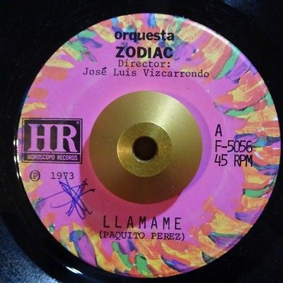 Orquesta Zodiac : Llamame / Vete (7", Single, Col)