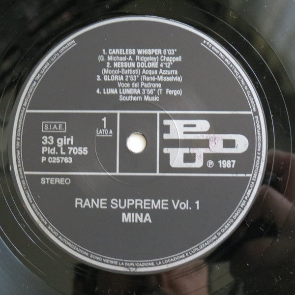 Mina (3) : Rane Supreme (2xLP, Album, Gat)