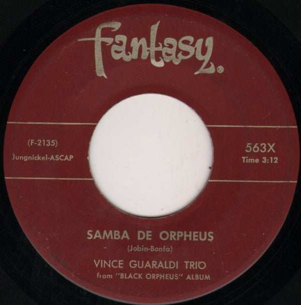 Vince Guaraldi Trio : Cast Your Fate To The Wind / Samba De Orpheus (7", Single, Roc)