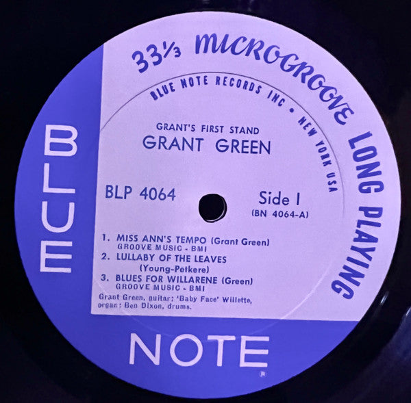 Grant Green : Grant's First Stand (LP, Album, Mono, RE)