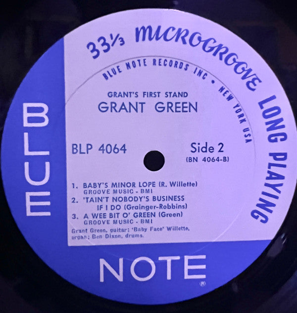 Grant Green : Grant's First Stand (LP, Album, Mono, RE)