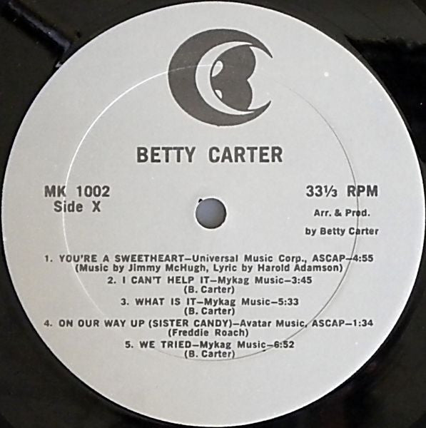 Betty Carter : Betty Carter (LP, Album)