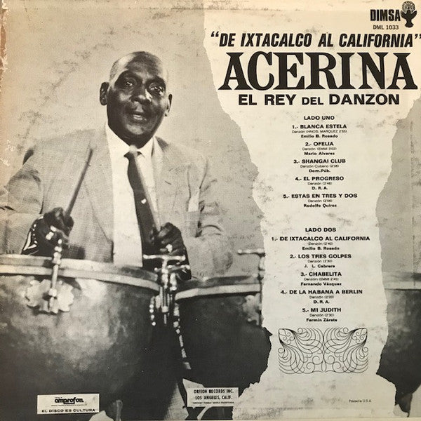 Acerina : De Ixtacalco Al California (LP, Album)