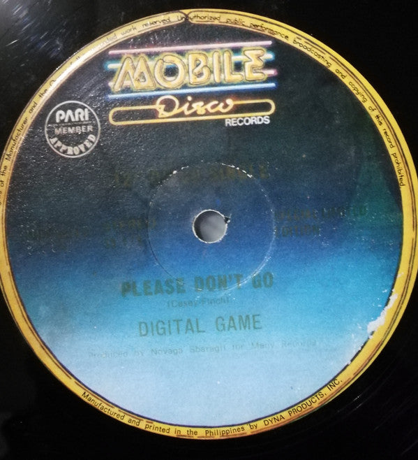 Digital Game : Please Don't Go (12", Maxi, Ltd)