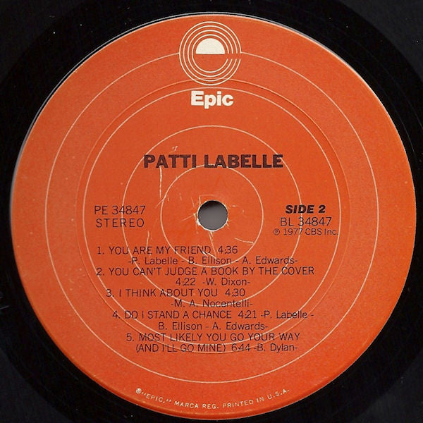 Patti LaBelle : Patti Labelle (LP, Album, San)