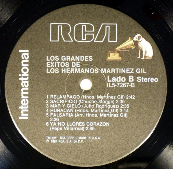 Hnos. Martinez Gil* : Los Grandes Exitos De Los Hnos. Martínez Gil (LP, Comp)