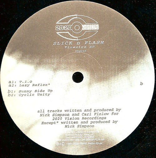 Slick 'N Flash : Firewire EP (12", EP)