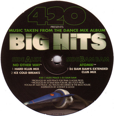 420 : Big Hits (Music Taken From The Dance Mix Album) (12")