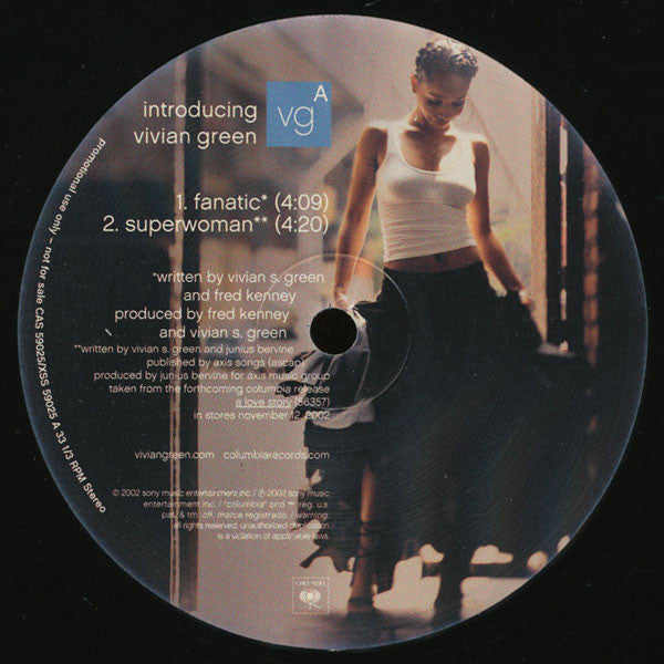 Vivian Green : Introducing Vivian Green (12", Promo)