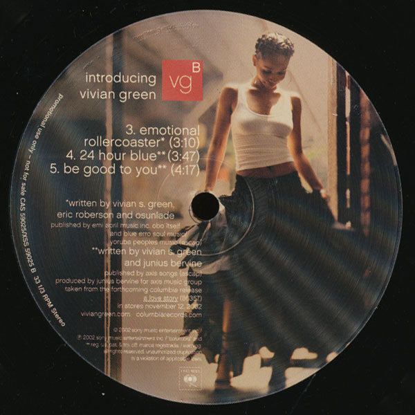 Vivian Green : Introducing Vivian Green (12", Promo)