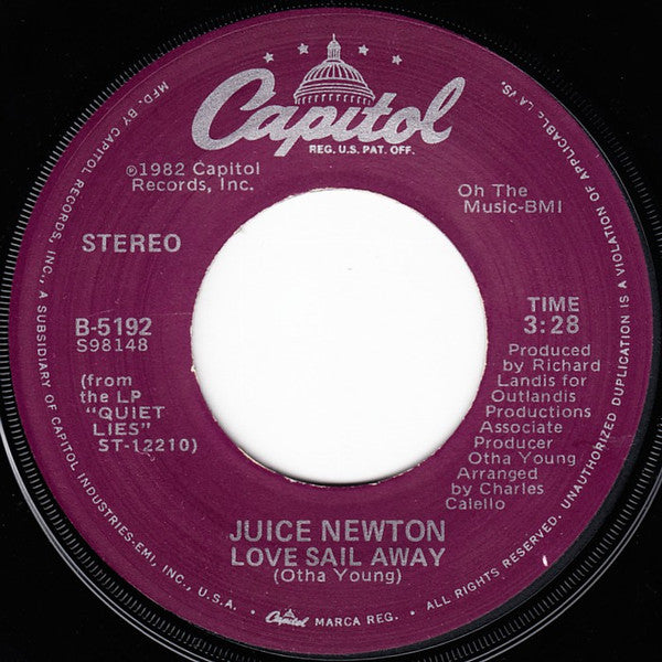 Juice Newton : Heart Of The Night (7", Single, Win)