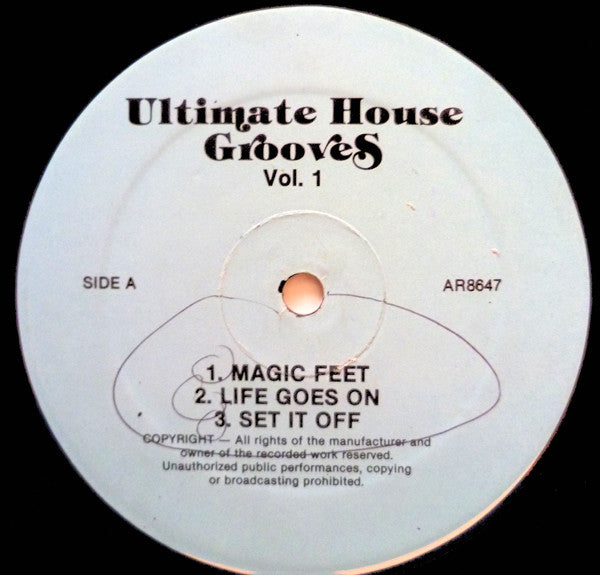 Various : Ultimate House Grooves Vol.1 (12", Unofficial)