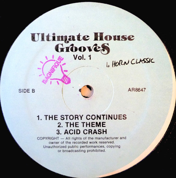 Various : Ultimate House Grooves Vol.1 (12", Unofficial)